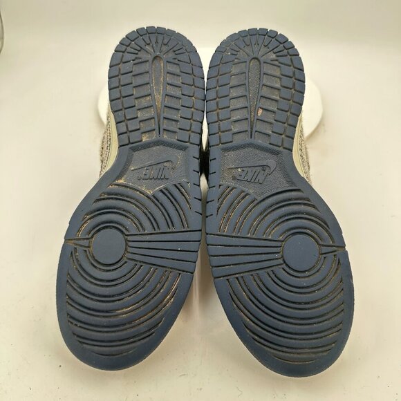 Nike Dunk High Men Size 8.5 306968-003 Premium Tweed Pack Grey Training Shoes - Picture 8 of 11